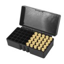 Cutie din plastic pentru muniție 9mm cu compartimente capacitate 50 buc cutie din plastic pentru organizarea și depozitarea clară a cartușelor 3
