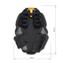 Cutie mare de burghiu cu curea Geantă de scule cu eliberare rapidă Cutie ranforsată pentru burghiu manual Cutie portabilă Construcție durabilă 3