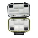 Cutie rezistentă la apă pentru articole de pescuit cu deschidere pe două fețe 11,5 x 9 x 3,5 cm Organizator portabil robust pentru cârlige 2