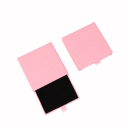 Cutii de cadou colorate cu sertar 8×8×2 cm, cutii de bijuterii din carton cu sertar retractabil și umplutură din spumă, pentru bijuterii 10
