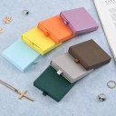 Cutii de cadou colorate cu sertar 8×8×2 cm, cutii de bijuterii din carton cu sertar retractabil și umplutură din spumă, pentru bijuterii 3
