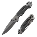 Cuțit de buzunar pliabil pentru camping, 23 cm, oțel inoxidabil, finisaj titan, mâner G10, cuțit de supraviețuire EDC, pentru vânătoare în aer liber 1