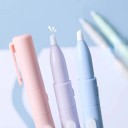 Cuțit de tăiat ceramic 2 în 1 cu foarfecă, tăietor de hârtie multifuncțional, Morandi Color, cuțit de hârtie școlar, DIY, 14 cm 5