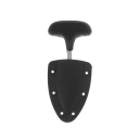 Cuțit multifuncțional din oțel inoxidabil 9,5 x 4 cm, ustensile de bucătărie pentru legume și fructe, feliator manual din oțel inoxidabil negru, accesorii alimentare 1