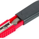 Cuțit utilitar cu 12 lame de rezervă pentru cârlig Cuțit de tăiat metal pentru covoare și folii Cuțit pentru hobby Instrumente de atelier de tăiere 3