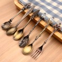 Cutlery Set with Ornaments 6 pcs 7