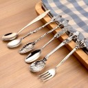 Cutlery Set with Ornaments 6 pcs 9