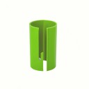 Cutter pentru hârtie de ambalare cilindric portabil 9,8 x 5,5 cm din plastic multicolor pentru role de hârtie ambalare cadouri acasă 7