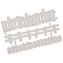 Cutting Dies Decorative Fence Pattern 9.2×6 cm Steel for Scrapbooking Paper Crafting Cards and Decorations 1