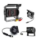 Cúvacia kamera pre kamióny a dodávky s konektorom 4pin alebo RCA Vodotesnosť IP68 Rozlíšenie 480 TVL Napájanie 12 až 40 V LED prisvetlenie 6