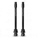 CYCLAMI Bicycle Valve Set 2 pcs With Cap and Nut Length 85 mm Weight 6.8 g Aluminium Alloy Black For Mountain Bikes 1
