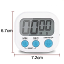 Cyfrowy kuchenny timer z magnesem LCD Timer 0-100 minut Przypomnienie czasu na gotowanie, pieczenie, naukę, sport i spotkania 4