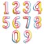Cyfry balonów foliowych 3