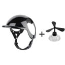 Cykelhjälm för hundar storlek L för vikt 25-40 kg med skärm och snurra, reflexband, skyddshjälm för stora raser 3