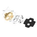 Cyklistické pedály KEO kompatibilné s kuframi 34 × 28,5 mm kovová konštrukcia s pružinovým mechanizmom pre cestné bicykle 4