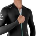 Cyklistický sportovní dres s dlouhým rukávem na zip se 3 zadními kapsami pro cyklistiku, sport a venkovní aktivity unisex 11