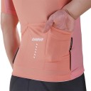 Cyklistický sportovní dres s krátkým rukávem na zip se 3 zadními kapsami pro cyklistiku, sport a venkovní aktivity unisex 13