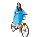 Cyklistisk poncho regnjakke med hætte længde 148 cm brystomkreds 130 cm EVA let beskyttelse mod regn cykling 5