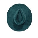 Cylindre en velours 55–58 cm Large bord 9,5 cm Chapeau rétro élégant polyester coton Costume de soirée cylindre carnaval style historique 13