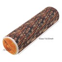 Cylindrisk pude i træform 43 × 13 cm ergonomisk støttepude med lynlås dekoration til søvn og afslapning 3