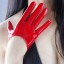 Czerwone rękawiczki damskie 2
