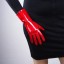Czerwone rękawiczki damskie 5
