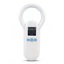 Czytnik mikrochipów zwierząt Fonkan FS20 USB Pamięć 500 zapisów FDX-B i EMID ISO 11784/85 Wyświetlacz 3,66 cm Biały Dla psów i kotów 1