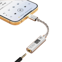 DAC převodník z USB C na 3,5 mm dvoučipový zesilovač UAC2.0 Hi-Res PCM 32 bit a 384 kHz hliníkové tělo pro sluchátka do 600 ohmů 2