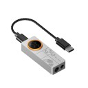 DAC zesilovač DS3 přenosný HiFi pro sluchátka PCM 768 kHz a DSD512 výstupy 4,4 mm i 3,5 mm kovová konstrukce USB pro Windows a macOS 2