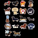 Dachshund Stickers 50 pcs 4