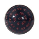 Dado D100 4,8 cm Dado de diez caras de acrílico con bolsa para juegos de mesa RPG, juegos familiares y juegos de rol 3