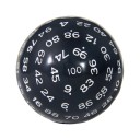 Dado D100 4,8 cm Dado stostellato in acrilico con sacchetto per giochi da tavolo RPG, giochi di famiglia e giochi di ruolo 2