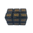 Dados de combate 10 pcs Dados acrílicos para jogos de tabuleiro Pokémon marcador de combate acessório de jogo 5