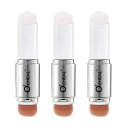 Dækkende makeup stick med børste Dobbelt hoved farveskift Vandafvisende creme der ensarter hudtonen Hydrering kontrol af fedtethed 6