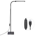 Dæmpbar LED-gulvlampe 120 LED&#39;er Justerbar højde 70-140 cm 3 farvetemperaturer Fleksibel hals 360° 10 W USB-strømforsyning 1