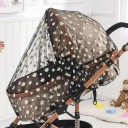 Daisy Print Mosquito Net for Pushchair Gentle Insect Net Elastic Attachment Protection for Babies 2