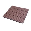 Dalles de terrasse WPC 30 × 30 × 1,8 cm, composite bois-plastique (60 % bois + 30 % plastique), système click, pour jardin, terrasse 8