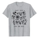 Dam T-shirt med blommor A221 9