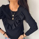 Dam T-shirt med volanger 1