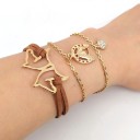 Damarmband med häst 3 st. 3