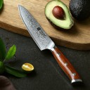 Damascus Steel Knife Set 3 pcs 7