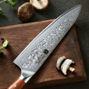 Damascus Steel Knife Set 3 pcs 8