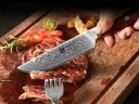 Damaskus stål steakkniv 3