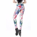 Dame 3D Leggings - Hvide 2