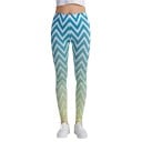 Dame 3D leggings med CIK CAK mønster 1