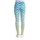 Dame 3D leggings med CIK CAK mønster 3