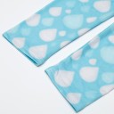 Dame 3D leggings med dråber - Blå 6
