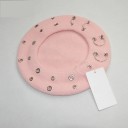 Dame baret hat med ringe J1663 6