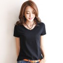 Dame basis T-shirt A203 1