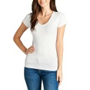 Dame basis T-shirt med korte ærmer 2